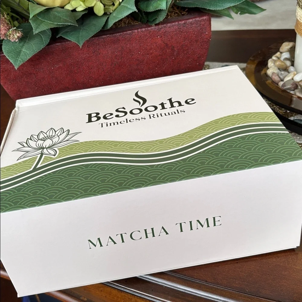 Brand New Matcha Whisk Set 8-Piece Japanese Tea Ceremony Kit Ceramic Bamboo